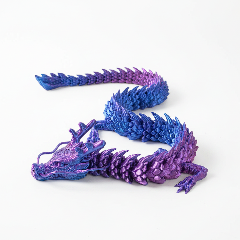 Dragón chino articulado inspirado en Shen Long