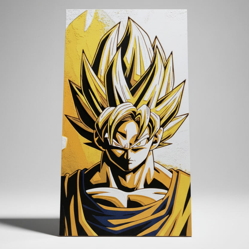 Goku frontal multicolor
