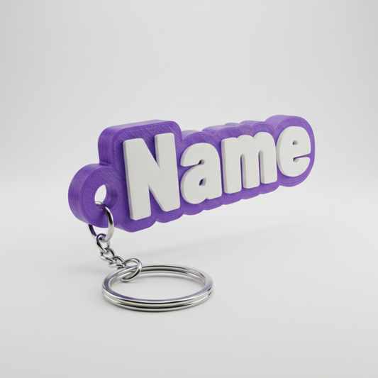 Llavero con nombre personalizado